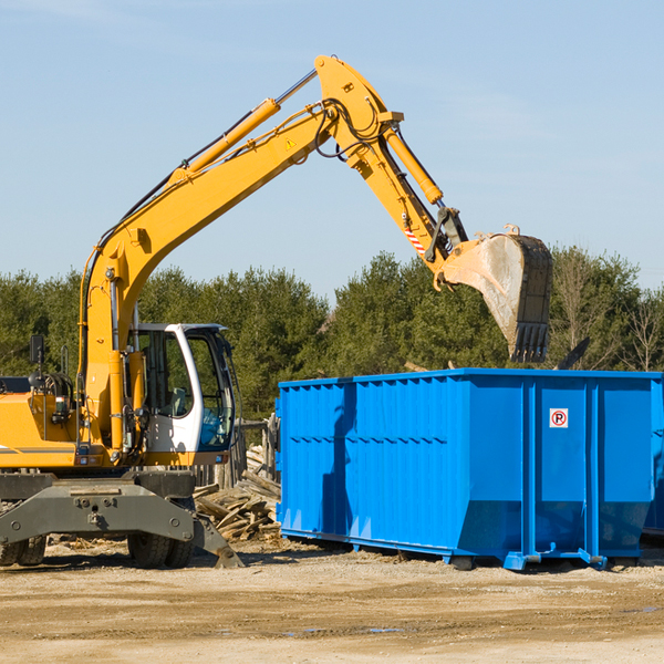 is there a minimum or maximum amount of waste i can put in a residential dumpster in Camino Tassajara California